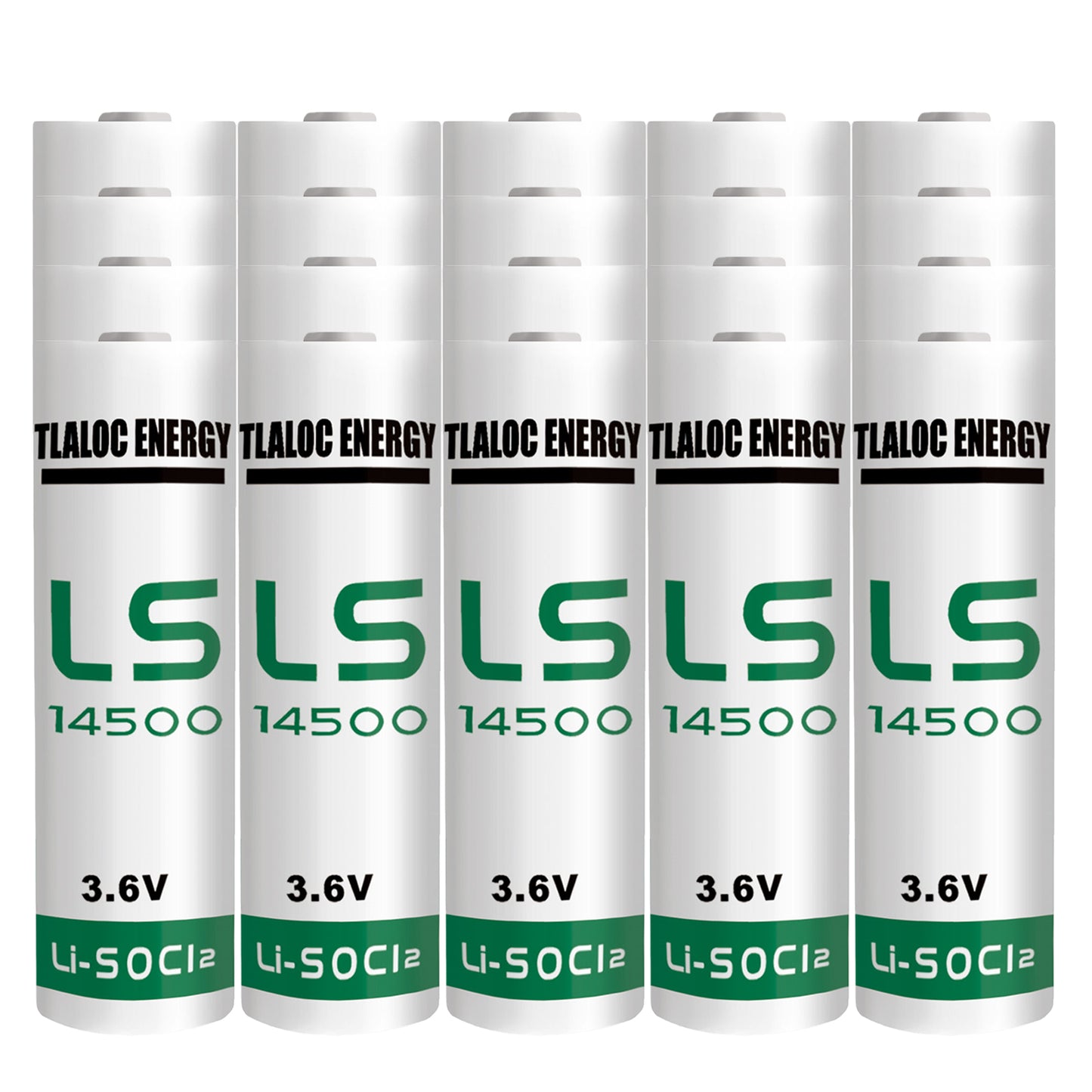 Spare AA ER14505 2600mAh 3.6V Lithium Battery for LS14500 PLC Facility Equipment for Water and Electric Meters