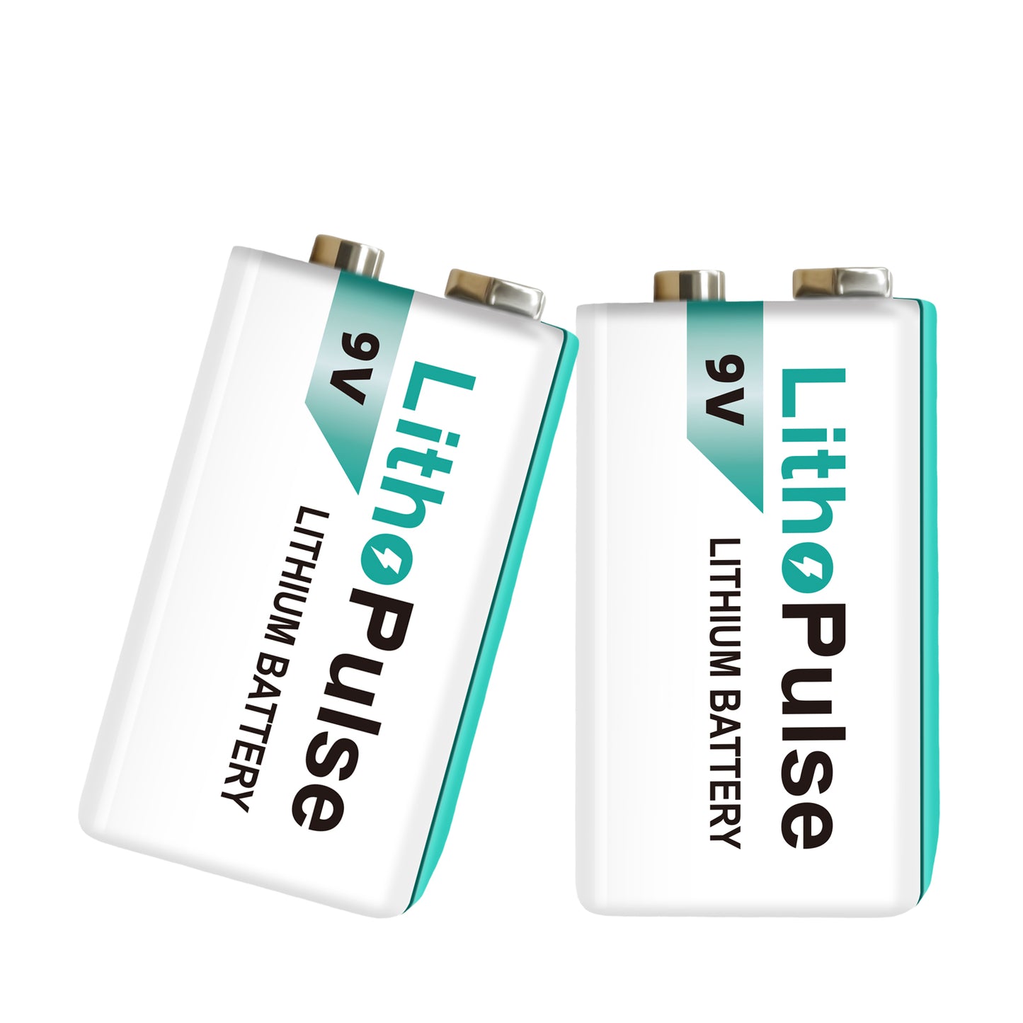 Tlaloc Energy 9V Non-Rechargeable Batteries 1200mAh for Home Security Devices, Microphone, Alarms 9 Volt Lithium Long Life Batteries