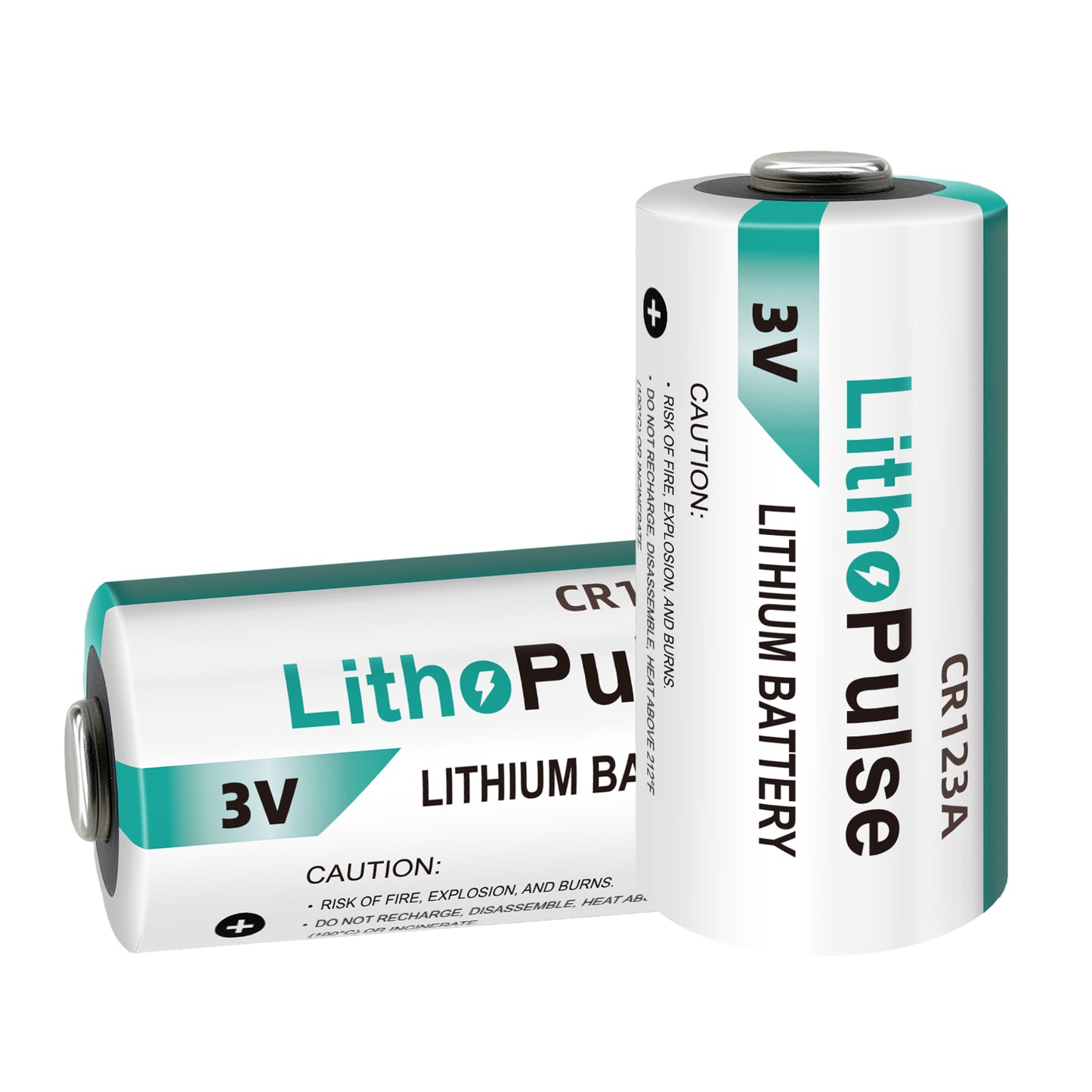 Tlaloc Energy CR123A 3V Lithium Battery 1500mAh for Flashlights Home Security System Non-Rechargeable CR123A Lithium Batteries 3 Volt