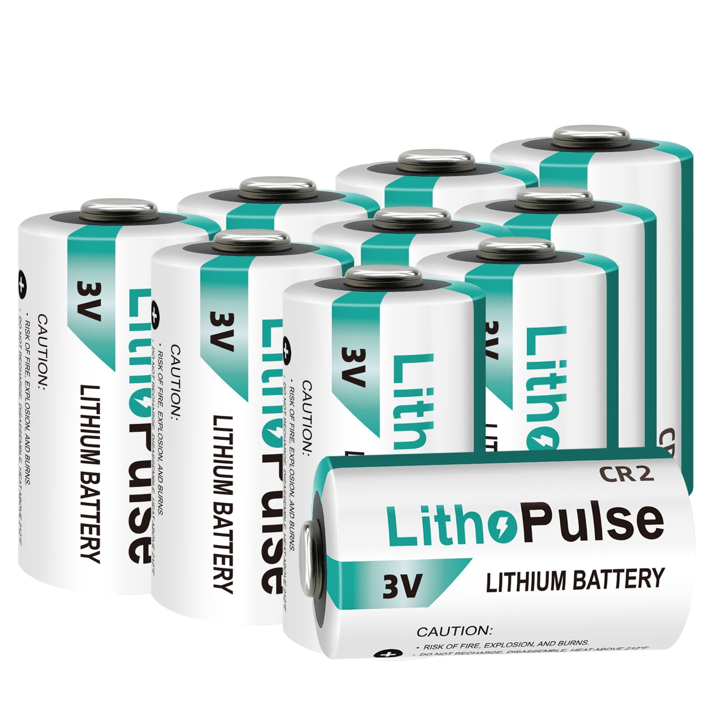 Tlaloc Energy CR2 3V Lithium Battery, CR2 3 Volt 1000mAh Batteries Cell for Cameras Flashlights Home Alarm System Non-Rechargeable