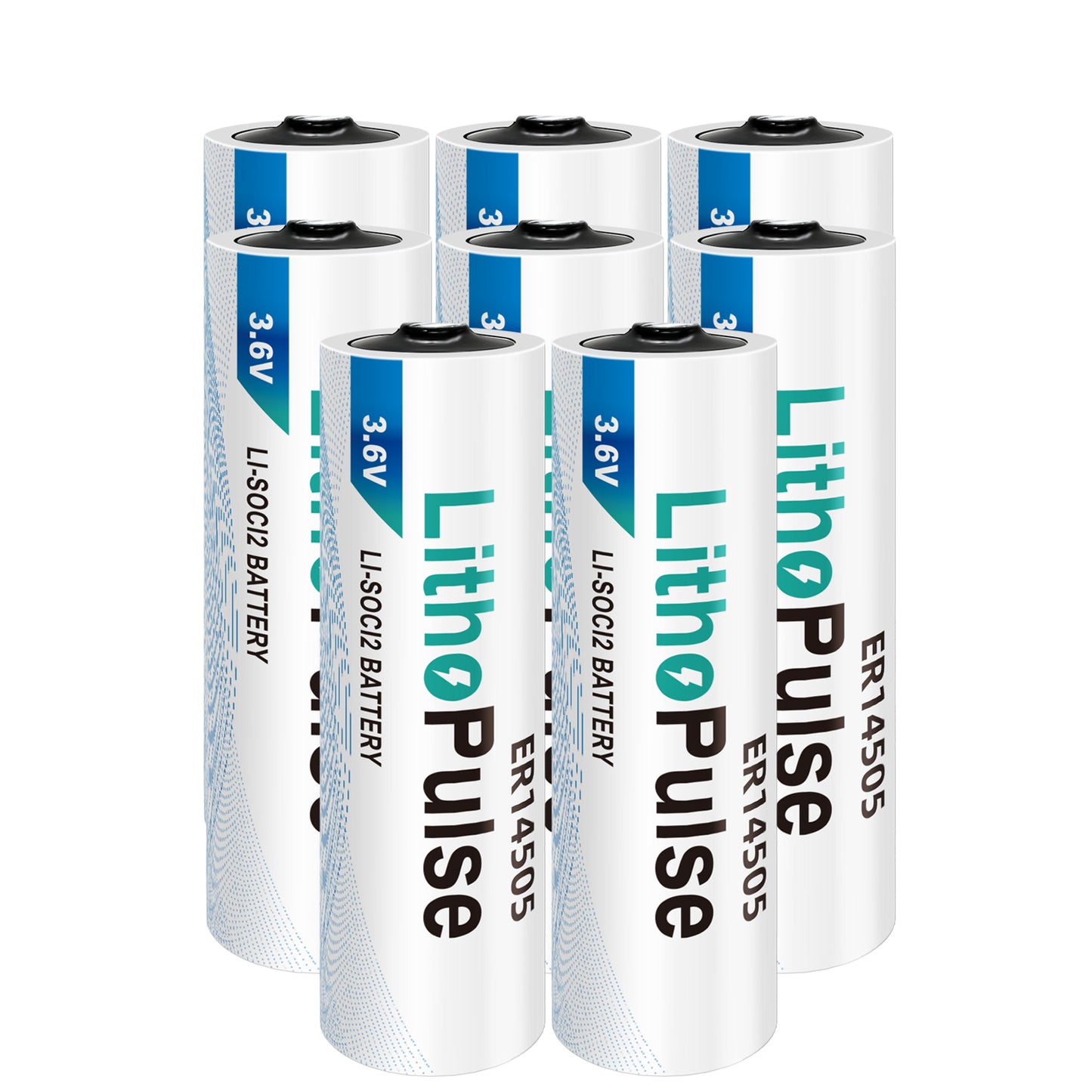 Tlaloc Energy ER14505 AA 3.6V Lithium Battery 2700mAh for Water Electricity Gas Meter PLC Facility Equipment Li-SOCL₂ Non-Rechargeable ER14505 Battery