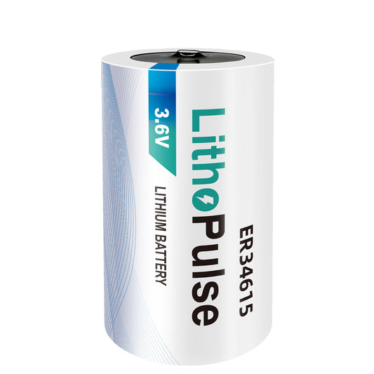 LithoPulse ER34615 D Cell Lithium Battery 3.6V 19000mAh