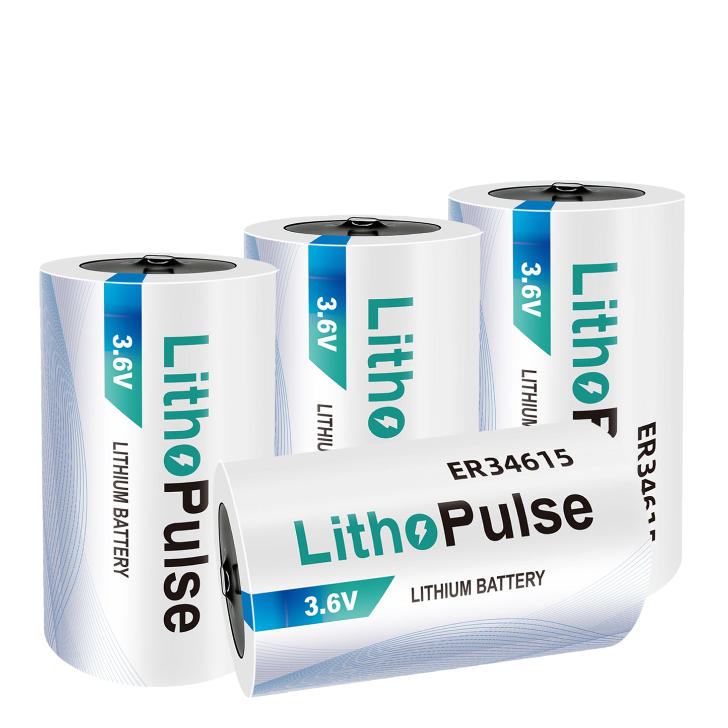 LithoPulse ER34615 D Cell Lithium Battery 3.6V 19000mAh