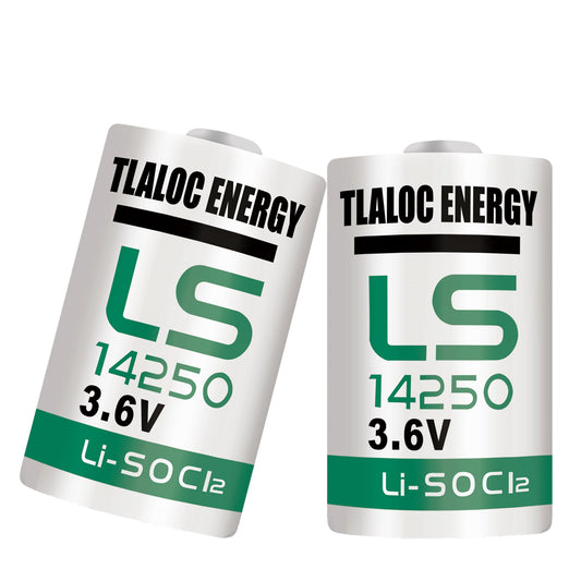 LS14250ER14250 1/2AA 3.6V Lithium Battery for Water Meters, Electricity Meters, and Gas Meters