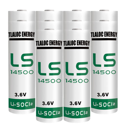 Spare AA ER14505 2600mAh 3.6V Lithium Battery for LS14500 PLC Facility Equipment for Water and Electric Meters