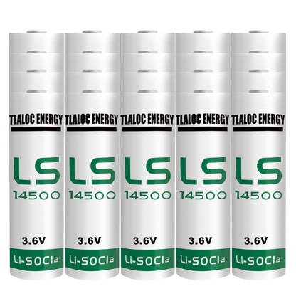 Spare AA ER14505 2600mAh 3.6V Lithium Battery for LS14500 PLC Facility Equipment for Water and Electric Meters