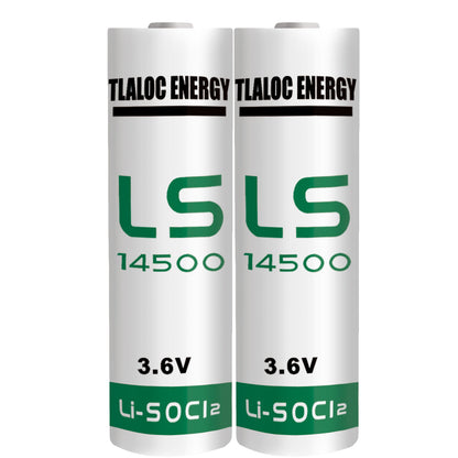 Spare AA ER14505 2600mAh 3.6V Lithium Battery for LS14500 PLC Facility Equipment for Water and Electric Meters