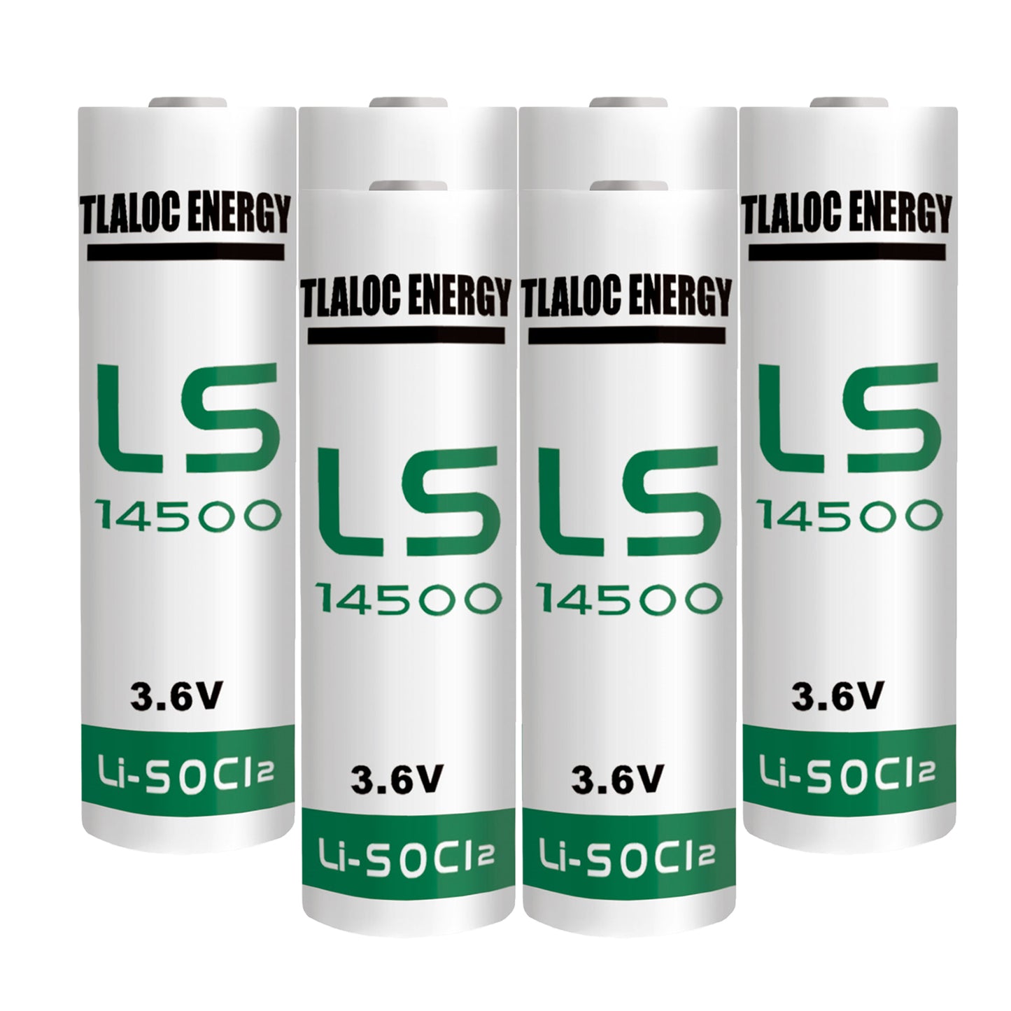 Spare AA ER14505 2600mAh 3.6V Lithium Battery for LS14500 PLC Facility Equipment for Water and Electric Meters