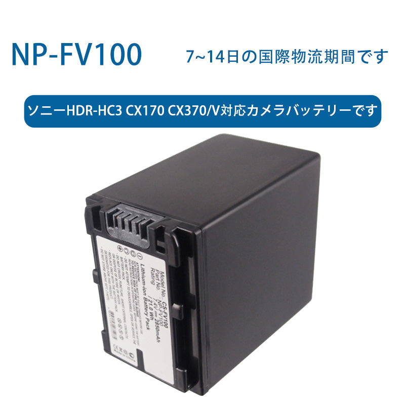 NP-FV100リチウムイオン電池